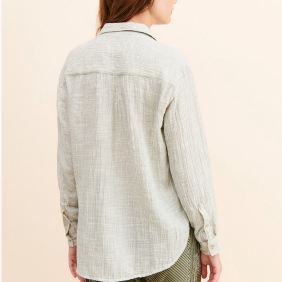 Anthropologie Collared Popover Shirt - Picture 7 of 7